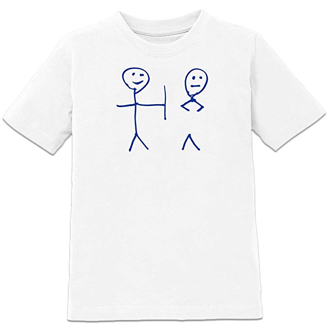679x679 Shirtcity Camiseta De Stick Figure Battle Drawing