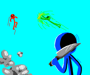300x250 Stick Figure Battle