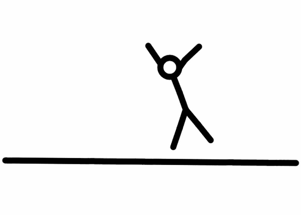1000x714 Drawing Stick Backflip For Free Download