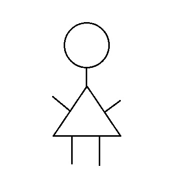 391x380 Stick Figure Girl