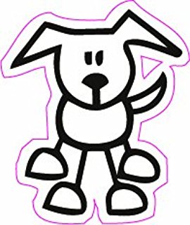 270x320 Dogs Clipart Stick Figure