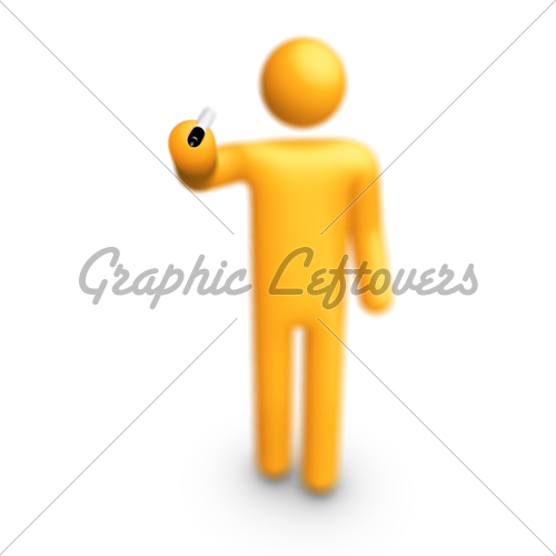 500x500 Stick Figure Drawing On Screen Gl Stock Images