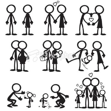 380x380 stick figure people familiy who love each other as they grow