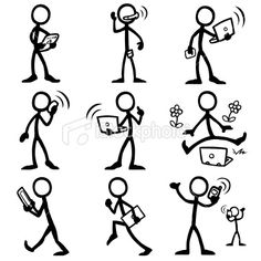 236x236 Best Stick Men Drawings Images In Doodles, Stick Figure