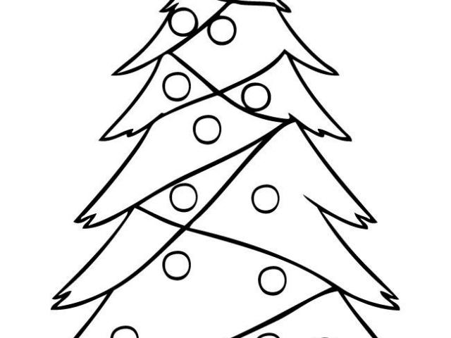 640x480 Drawn Christmas Tree Stick