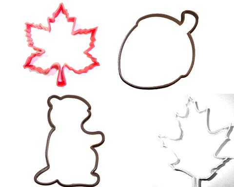 480x384 Turkey Leg Drumstick Chicken Fondant Cutter Cupcake Topper Usa