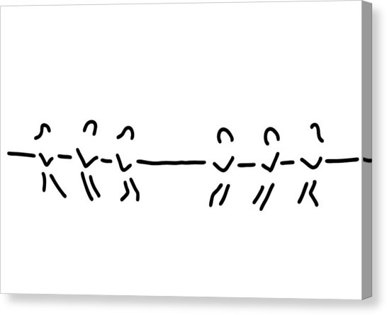 546x445 Stickman Canvas Prints