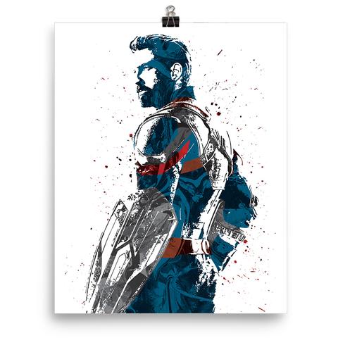 480x480 Custom Captain America The Avengers Infinity Wars Poster Pixartsy