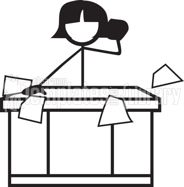 707x720 Stick Figures Woman