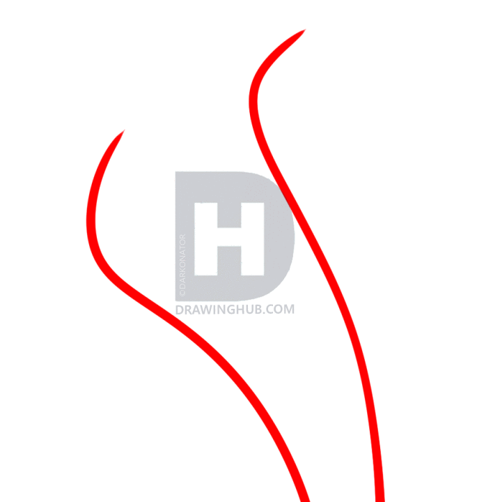 685x720 how to draw stilettos, step