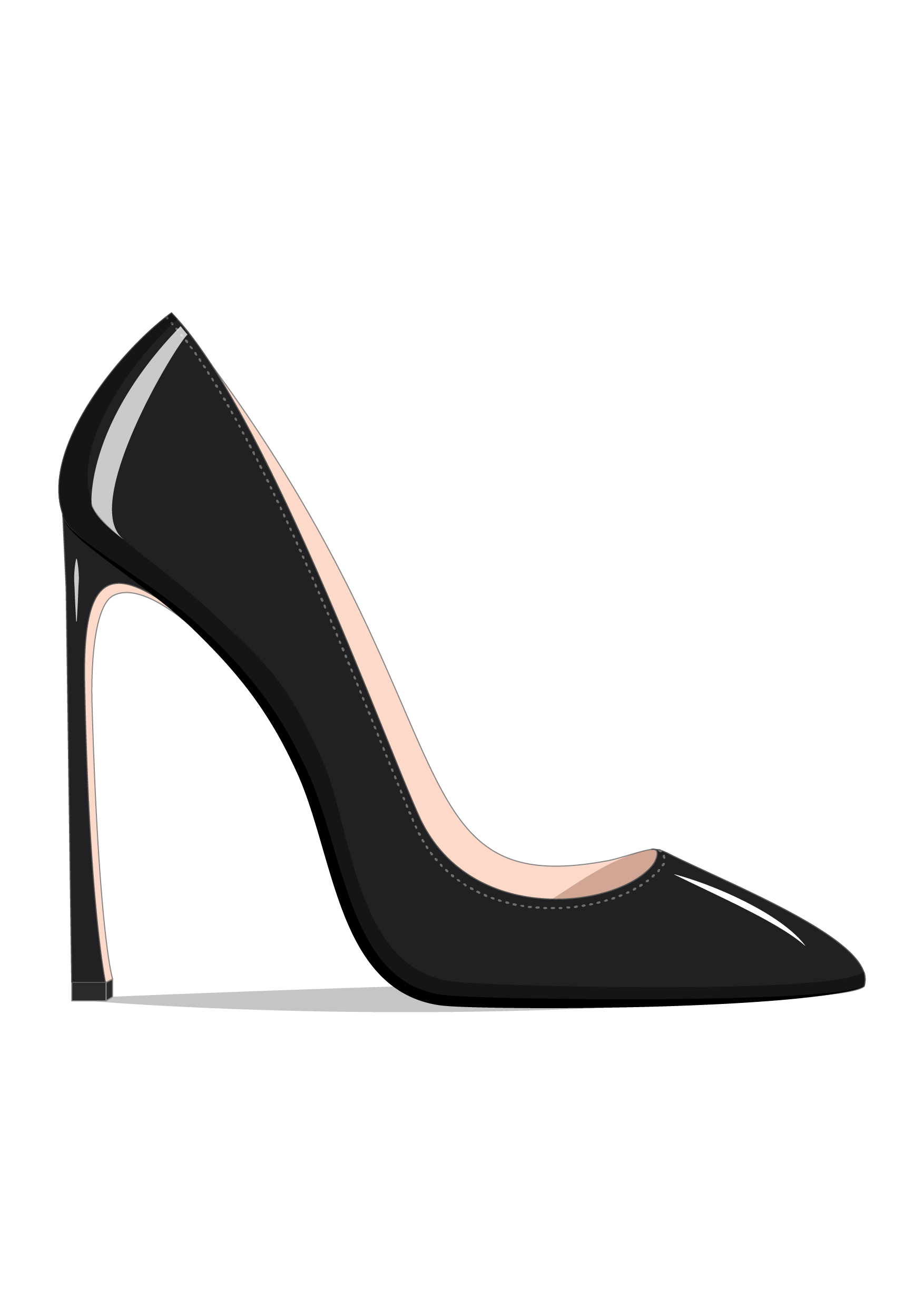 1754x2480 Shoe Illustration In Fashion Shoes, Shoe