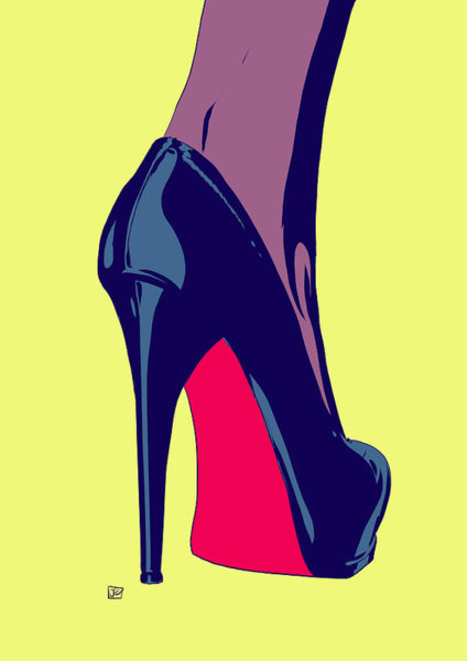 424x600 stiletto drawings fine art america