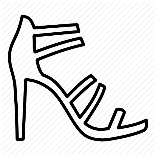512x512 fashion, footwear, heels, sandal, sandals, shoes, stiletto icon