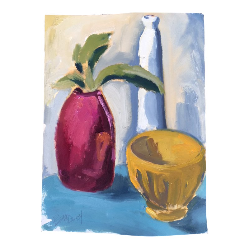 800x800 Still Life With Three Ceramic Vessels Painting Products