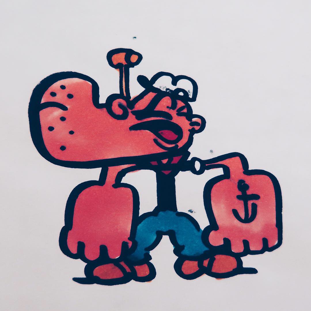 1080x1078 Bob Flynn On Twitter My Scanner's Packed, But I'm Still Drawing