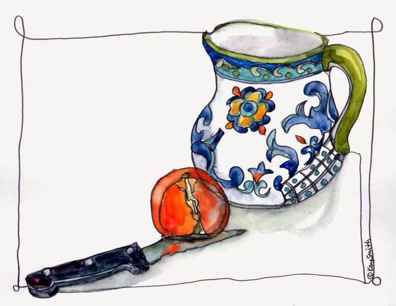 800x619 Kaysmithbrushworks Italian Pitcher And Orange