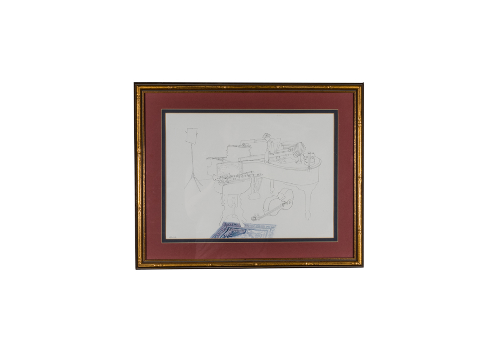 1000x700 Millicent Tomkins Musical Still Life Print Ebth