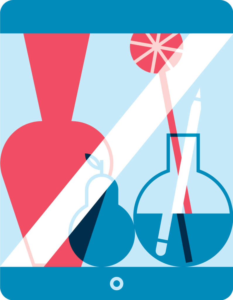 796x1024 Looking Glass Digital Still Life Drawing Lamington Drive