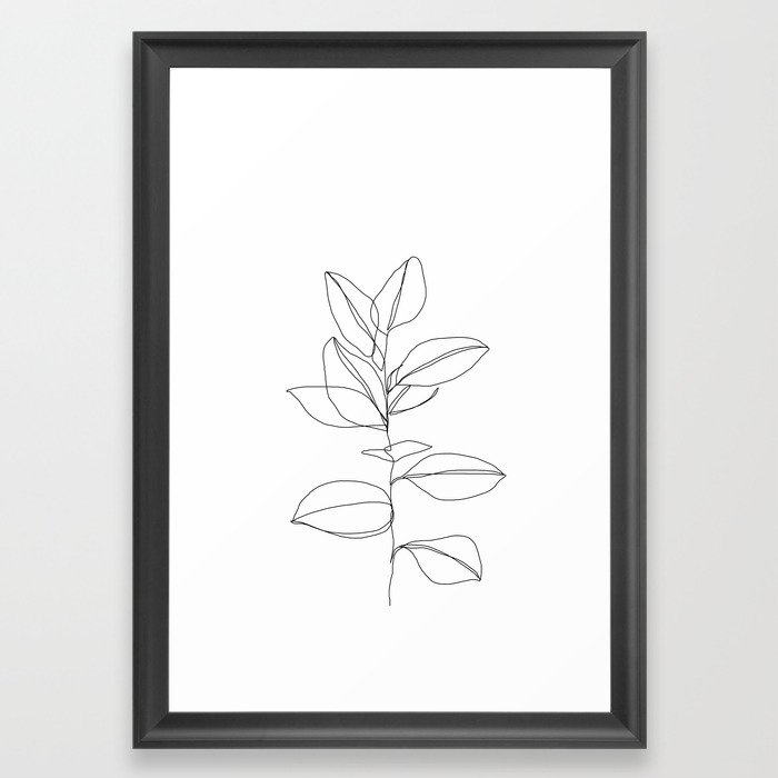 700x700 One Line Plant Illustration