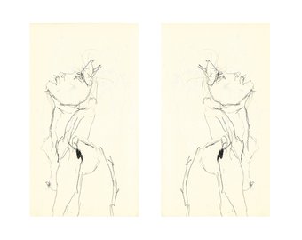 340x270 Original Figure Illustration Ink Drawing Figure Still Life Etsy