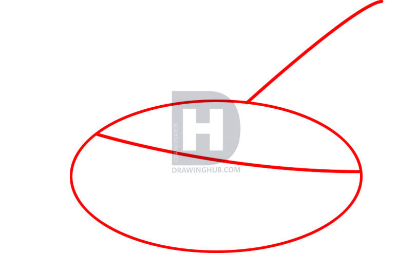 810x532 How To Draw A Stingray, Step