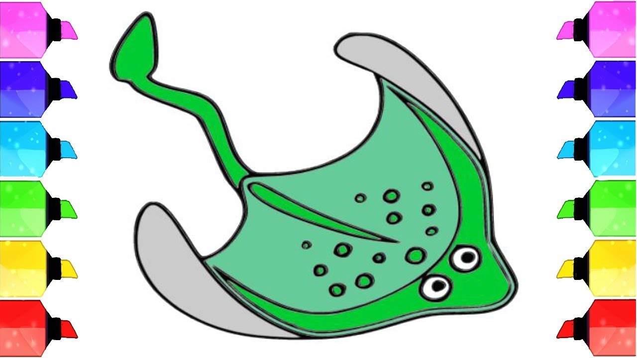 1280x720 Stingray Drawing