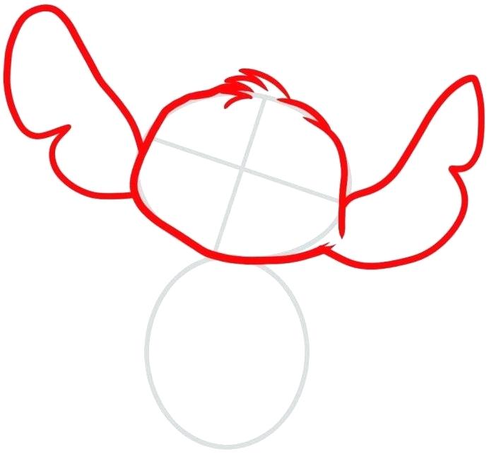 692x649 How To Draw Lilo And Stitch Step