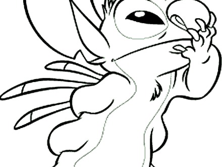 440x330 Stitch And Angel Coloring Pages, Stitch And Angel Sketches