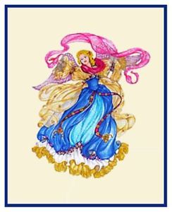 244x300 A Vintage Victorian Religious Sweet Angel