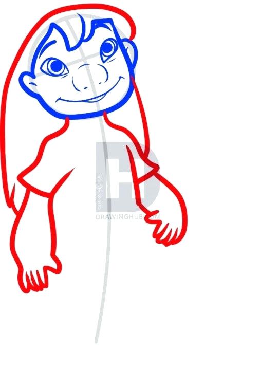 506x720 How To Draw Lilo From Lilo And Stitch