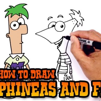 336x336 Stitch Drawing Black And White Step