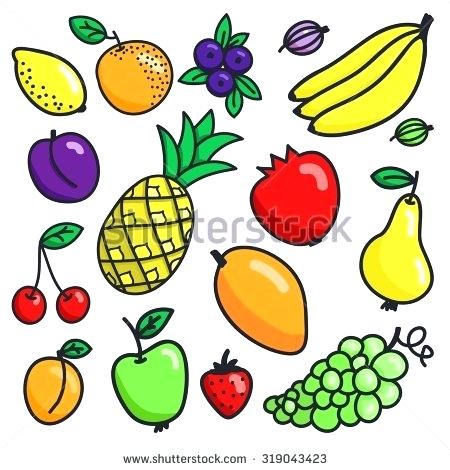 450x470 Cartoon Fruit Drawings Download Tropical Fruit Cartoon Drawings