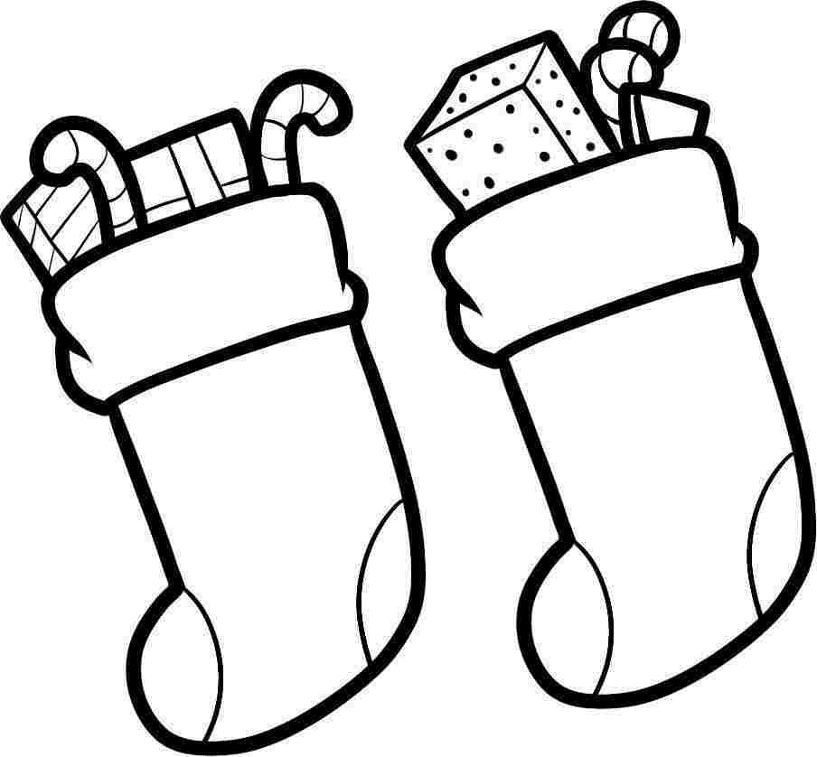 904x838 Christmas Stocking Outline Drawing Halloween Holidays Wizard