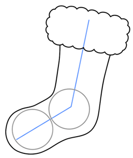 260x310 Cartoon Stocking Step