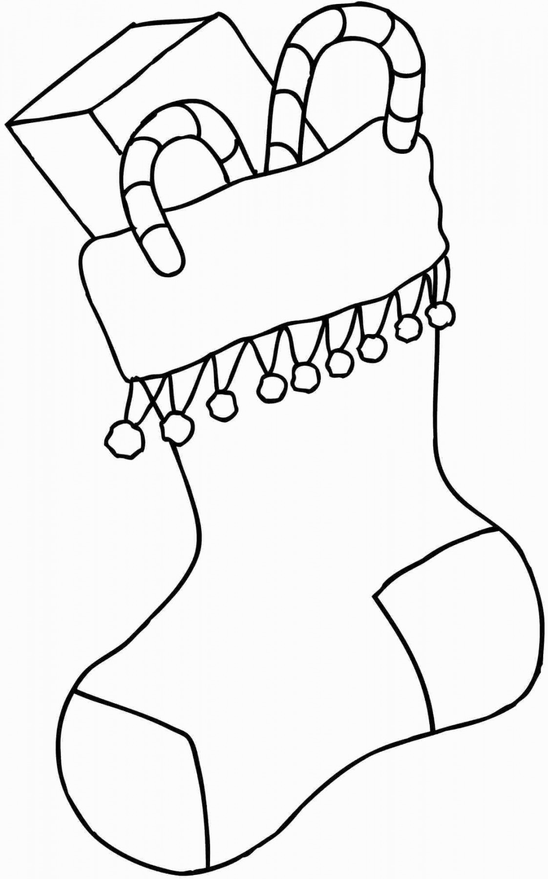 1122x1800 christmas stocking coloring pages pattern beautiful stocking