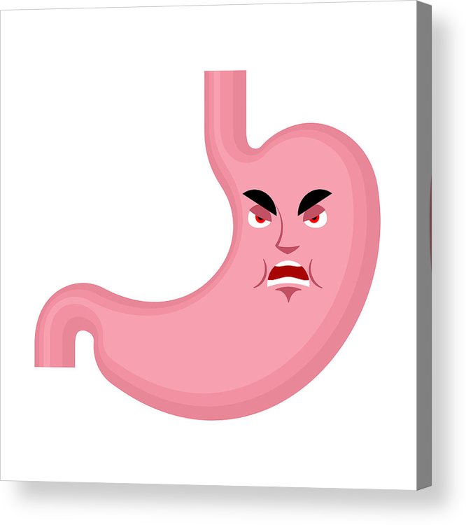 666x750 Stomach Angry Emoji Face Avatar Belly Evil Emotions Internal