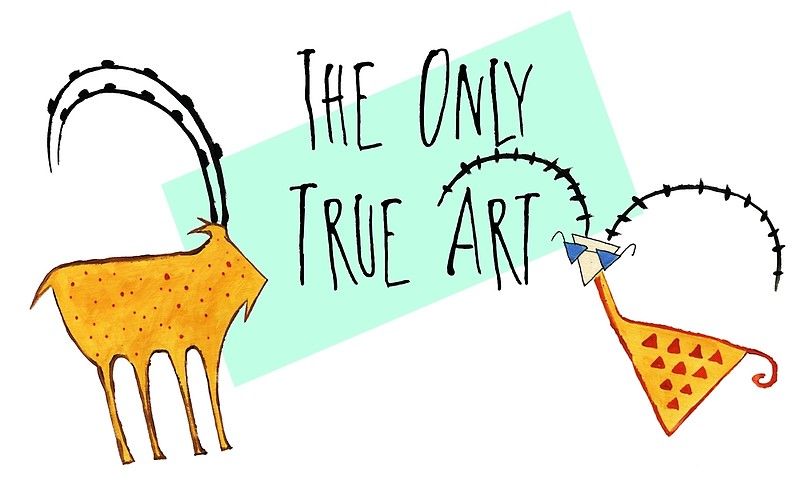 800x499 Stone Age Drawings' Art Print