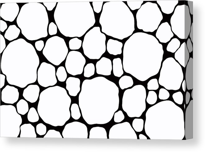 661x490 Stone Black And White Wall Background Graphic Design Canvas Print