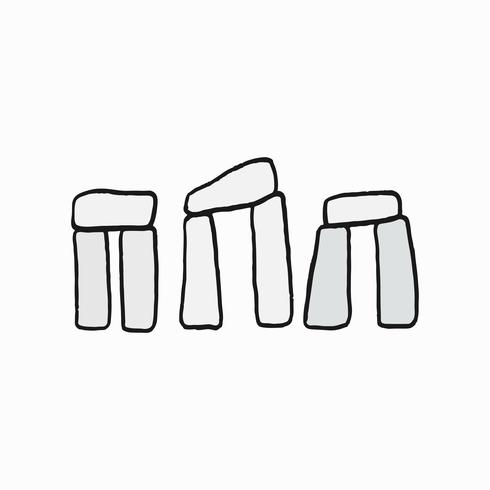 490x490 stonehenge, british cultural icon illustration