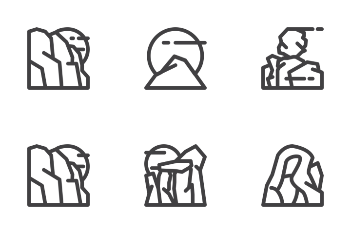 720x480 Stonehenge Icons