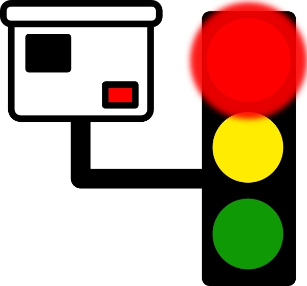600x559 Red Light Camera Clip Art Free Vector In Open Office Drawing