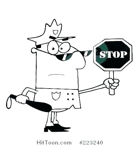 450x470 Traffic Light Coloring