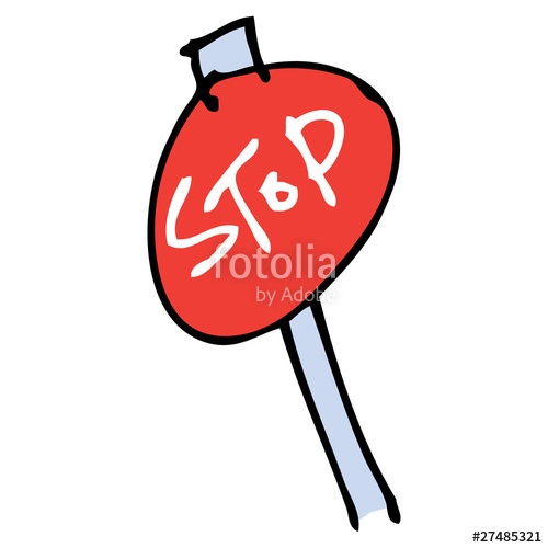 500x500 Drawing Of A Stop Sign Stock Image And Royalty Free Vector