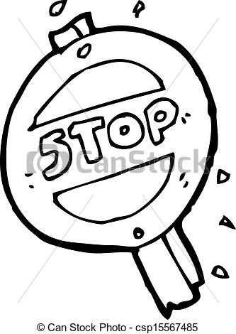 333x470 Cartoon Stop Sign Vector