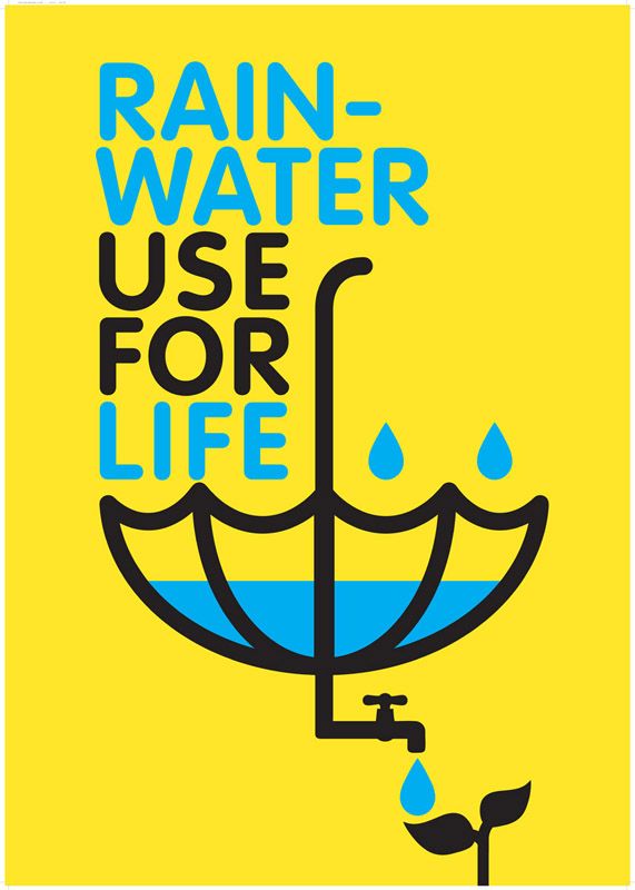 571x800 poster design for rainwater harvesting little stuff water