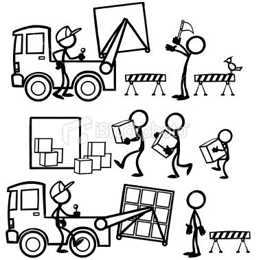380x379 Stick Figure Peoples Lifting And Storing Items In A Container