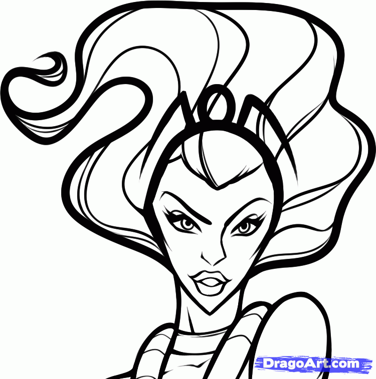 750x757 Step How To Draw Storm Easy