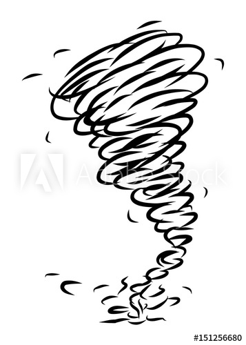 357x500 Storm Cartoon Vector And Illustration, Black And White, Hand