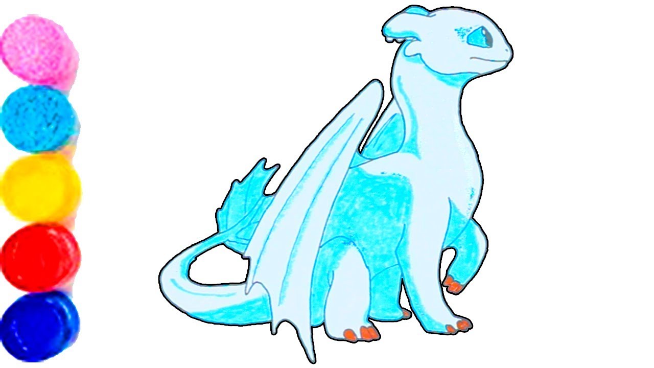 1280x720 How To Draw Light Fury Toothless' Girlfriend How To Train Your