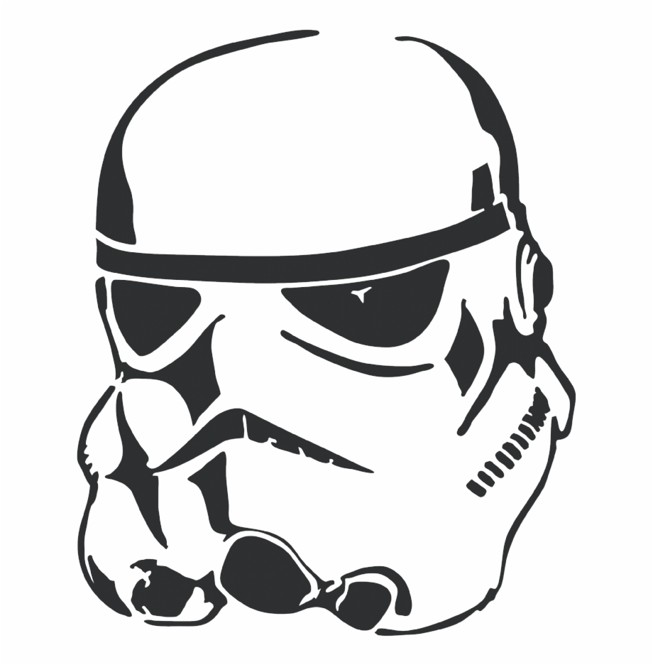 920x936 Stormtrooper Pumpkin Carving Pattern Png Download